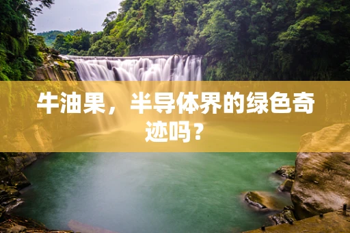 牛油果，半导体界的绿色奇迹吗？