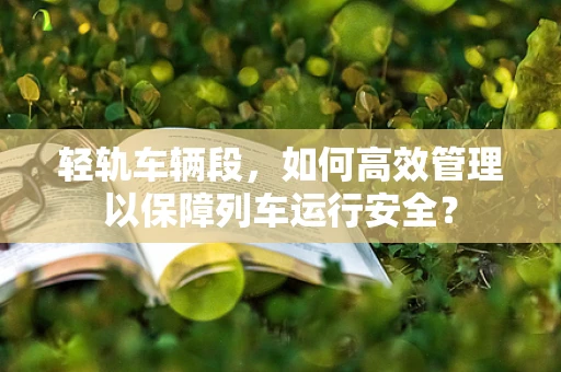 轻轨车辆段，如何高效管理以保障列车运行安全？
