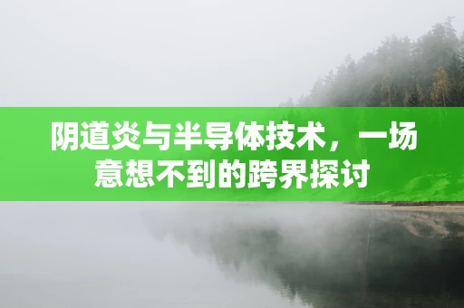 阴道炎与半导体技术，一场意想不到的跨界探讨