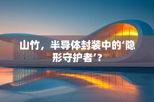 山竹，半导体封装中的‘隐形守护者’？