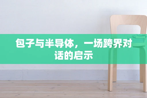 包子与半导体，一场跨界对话的启示