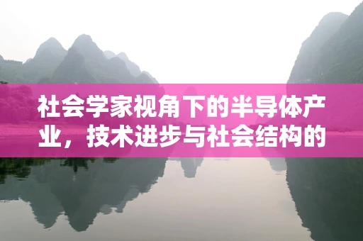 社会学家视角下的半导体产业，技术进步与社会结构的关系