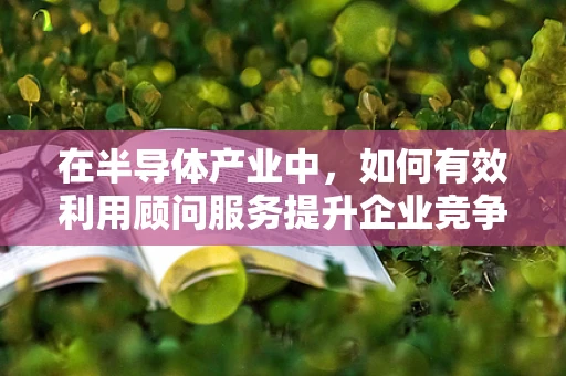 在半导体产业中，如何有效利用顾问服务提升企业竞争力？