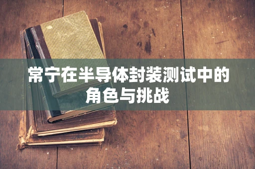 常宁在半导体封装测试中的角色与挑战