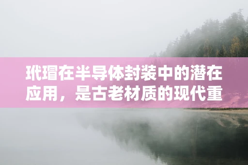 玳瑁在半导体封装中的潜在应用，是古老材质的现代重生吗？