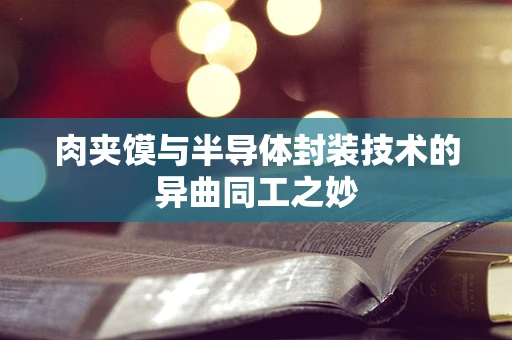 肉夹馍与半导体封装技术的异曲同工之妙