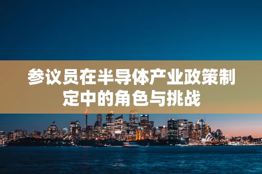 参议员在半导体产业政策制定中的角色与挑战