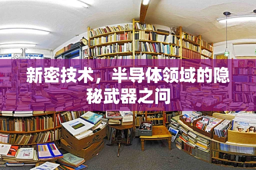 新密技术，半导体领域的隐秘武器之问