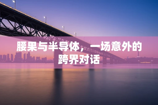 腰果与半导体，一场意外的跨界对话