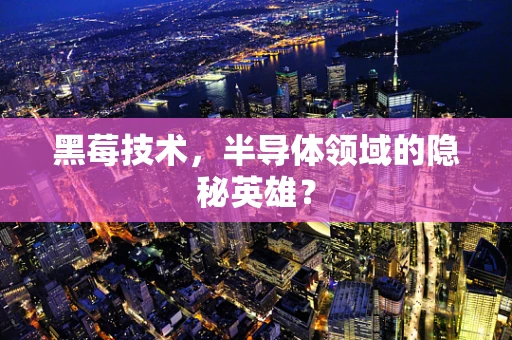 黑莓技术，半导体领域的隐秘英雄？