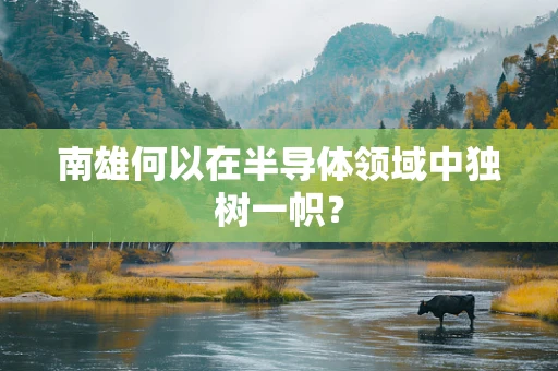 南雄何以在半导体领域中独树一帜？