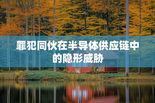 罪犯同伙在半导体供应链中的隐形威胁