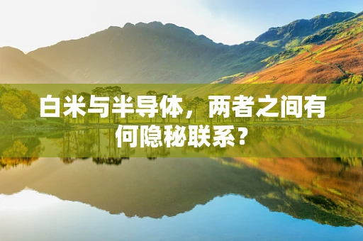 白米与半导体，两者之间有何隐秘联系？