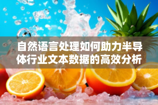 自然语言处理如何助力半导体行业文本数据的高效分析？