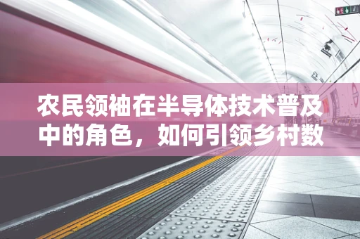 农民领袖在半导体技术普及中的角色，如何引领乡村数字化转型？