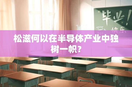 松滋何以在半导体产业中独树一帜？