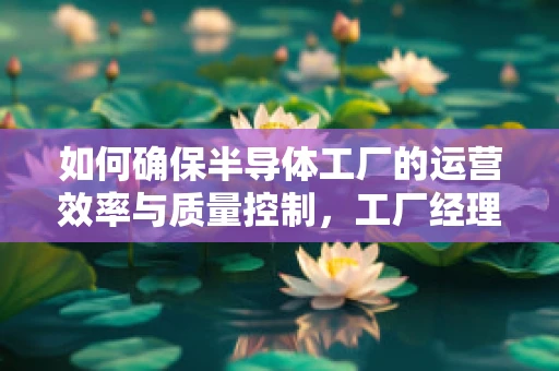 如何确保半导体工厂的运营效率与质量控制，工厂经理的挑战与策略
