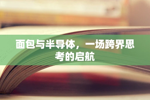 面包与半导体，一场跨界思考的启航