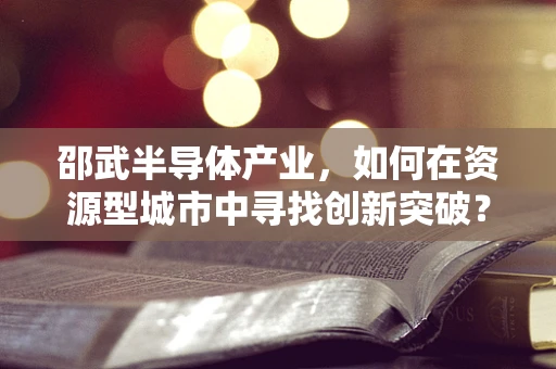 邵武半导体产业，如何在资源型城市中寻找创新突破？
