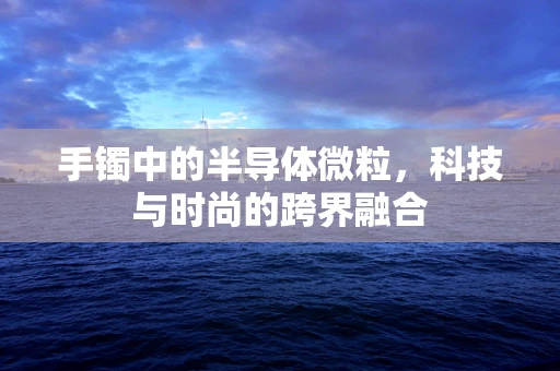 手镯中的半导体微粒，科技与时尚的跨界融合