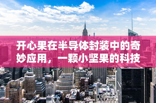 开心果在半导体封装中的奇妙应用，一颗小坚果的科技大智慧？