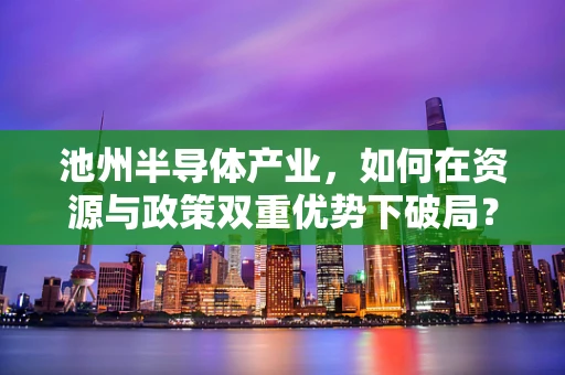 池州半导体产业，如何在资源与政策双重优势下破局？