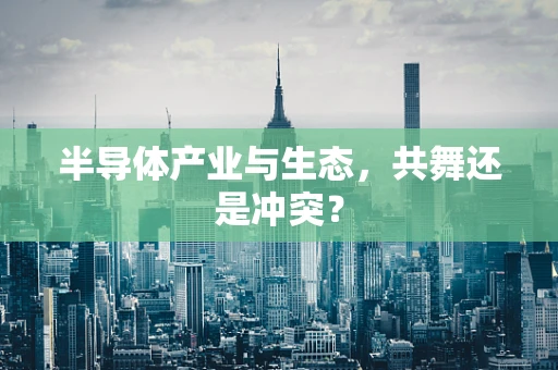 半导体产业与生态，共舞还是冲突？
