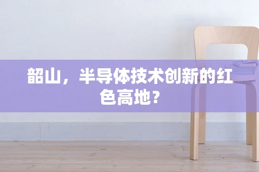 韶山，半导体技术创新的红色高地？