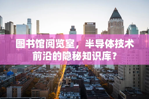 图书馆阅览室，半导体技术前沿的隐秘知识库？