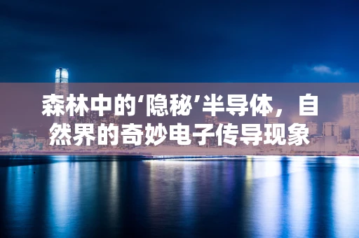 森林中的‘隐秘’半导体，自然界的奇妙电子传导现象