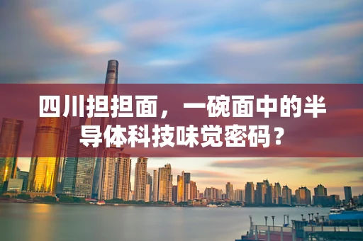 四川担担面，一碗面中的半导体科技味觉密码？