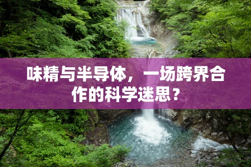 味精与半导体，一场跨界合作的科学迷思？