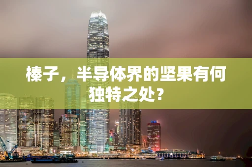 榛子，半导体界的坚果有何独特之处？