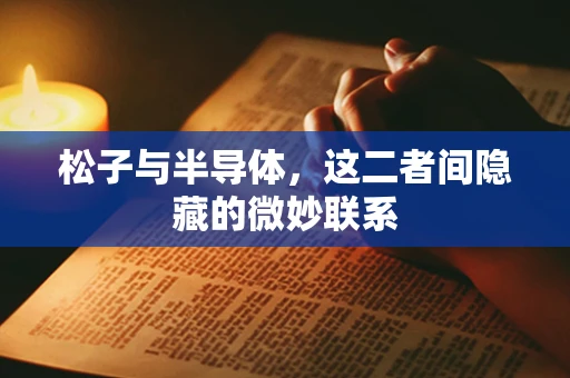 松子与半导体，这二者间隐藏的微妙联系