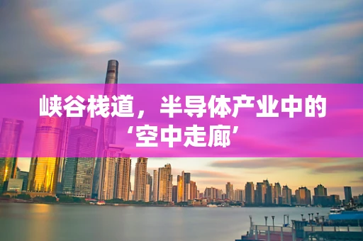 峡谷栈道，半导体产业中的‘空中走廊’