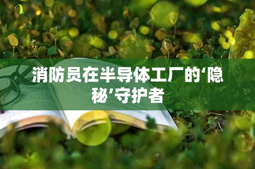 消防员在半导体工厂的‘隐秘’守护者