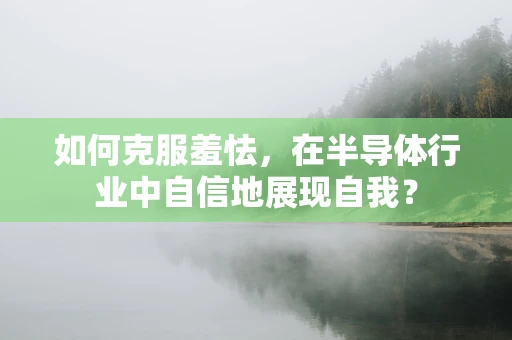 如何克服羞怯，在半导体行业中自信地展现自我？