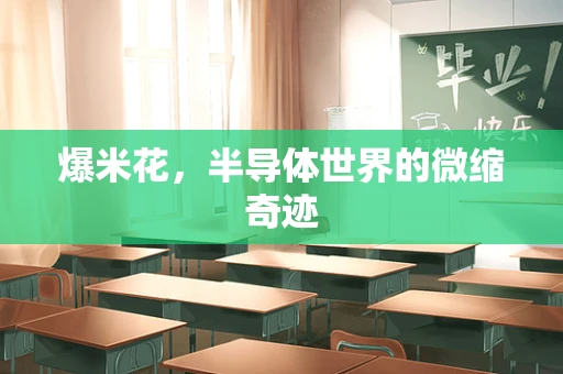 爆米花，半导体世界的微缩奇迹