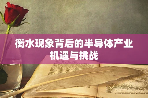 衡水现象背后的半导体产业机遇与挑战