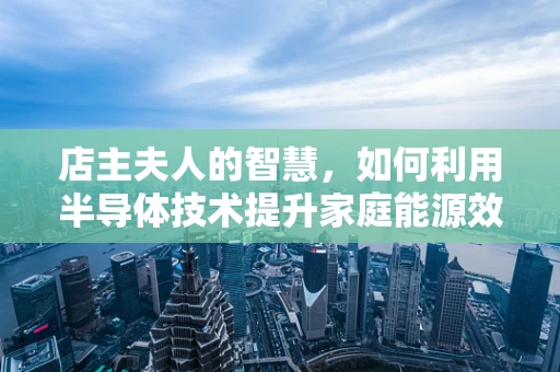 店主夫人的智慧，如何利用半导体技术提升家庭能源效率？