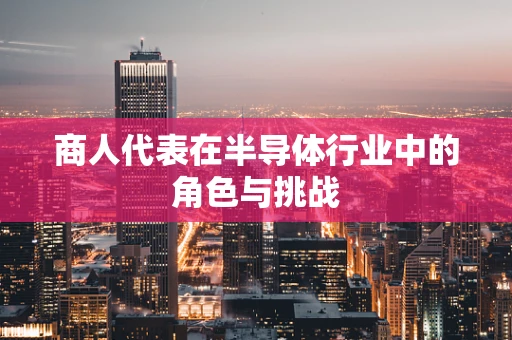 商人代表在半导体行业中的角色与挑战