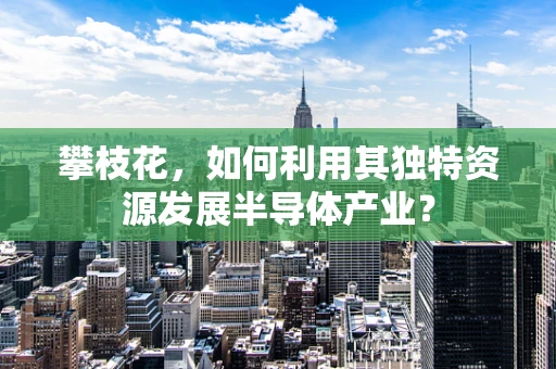 攀枝花，如何利用其独特资源发展半导体产业？