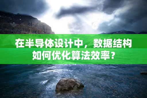 在半导体设计中，数据结构如何优化算法效率？