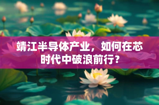 靖江半导体产业，如何在芯时代中破浪前行？