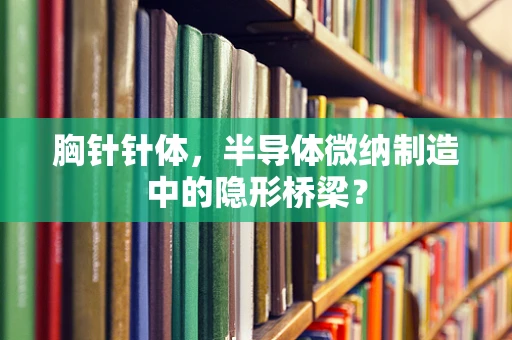 胸针针体，半导体微纳制造中的隐形桥梁？