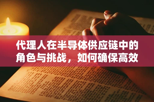 代理人在半导体供应链中的角色与挑战，如何确保高效与透明？