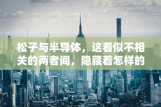 松子与半导体，这看似不相关的两者间，隐藏着怎样的科技秘密？