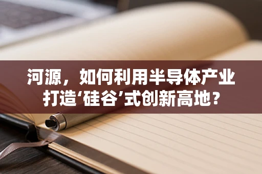 河源，如何利用半导体产业打造‘硅谷’式创新高地？