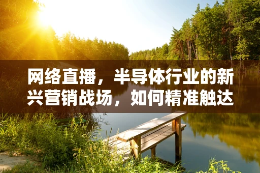 网络直播，半导体行业的新兴营销战场，如何精准触达目标受众？
