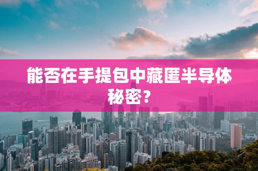 能否在手提包中藏匿半导体秘密？
